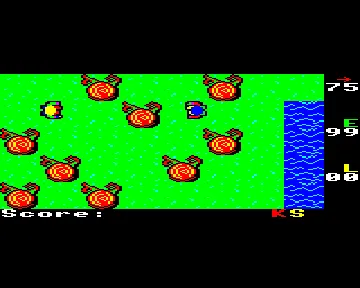 Kourtyard (1988)(GODAX Software) screen shot game playing